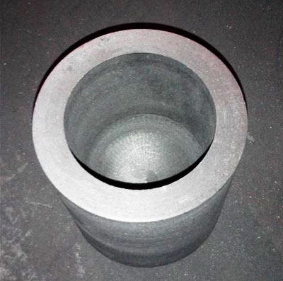 Electric furnace type graphite crucible